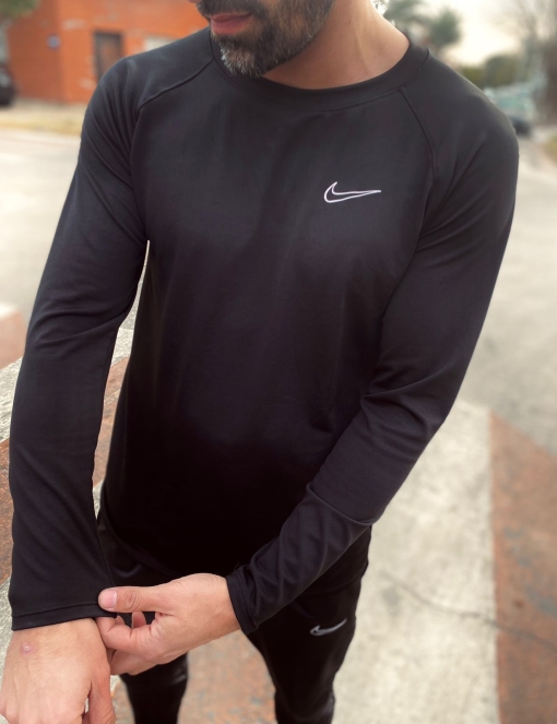 Camiseta Hombre Termica Black - Imagen 2