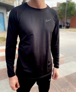 Camiseta Hombre Termica Black