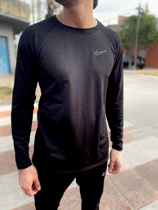 Camiseta Hombre Termica Black