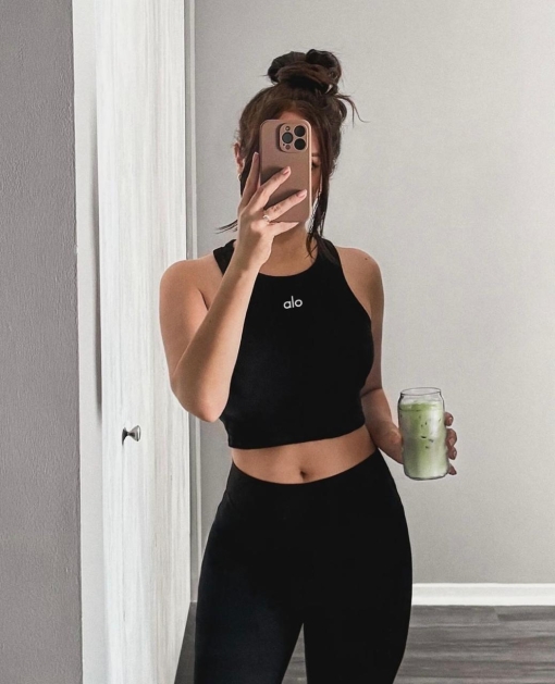 Musculosa Dama Crop Morley Premiun ALO